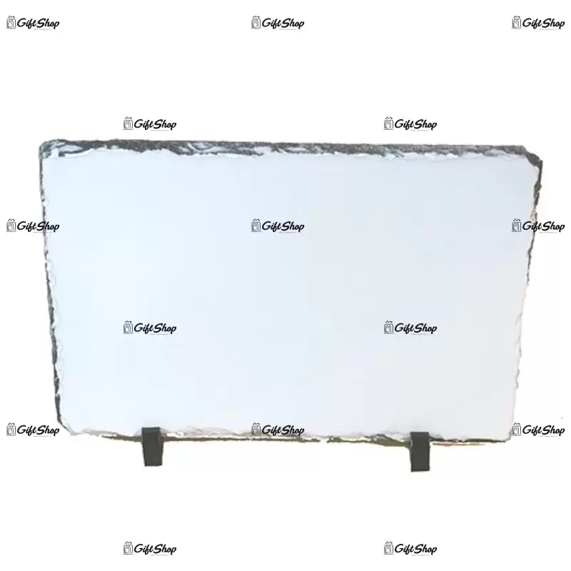 .rama foto, piatra ardezie, 29x19 cm personalizata